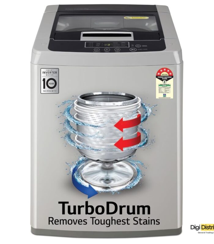 Kongtel - 7Kg 5-Star Inverter TurboDrum Fully Automatic Top Loading Washing Machine